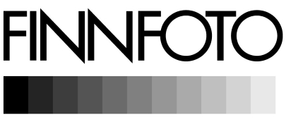 Finnfoto ry logo. Hyperlink goes to the foundations home page